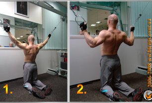 Спина > Широчайшие мышцы > Тяга у верхних блоков для ширины спины